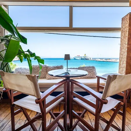 Ferienwohnung La Terrazza Sul Mare Rhodes City Exterior foto
